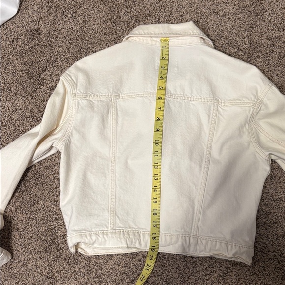 Old Navy Cream Jacket Women’s Size Medium - Picture 7 of 8